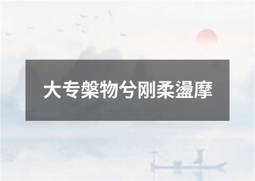 大专槃物兮刚柔盪摩