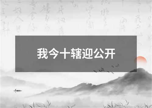 我今十辖迎公开