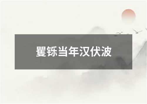 矍铄当年汉伏波