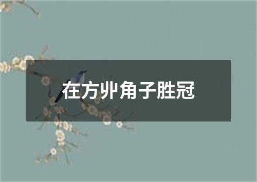 在方丱角子胜冠