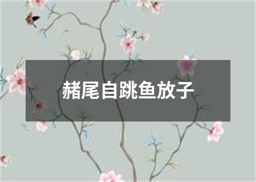 赭尾自跳鱼放子