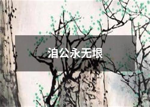 洎公永无垠