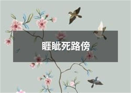 睚眦死路傍