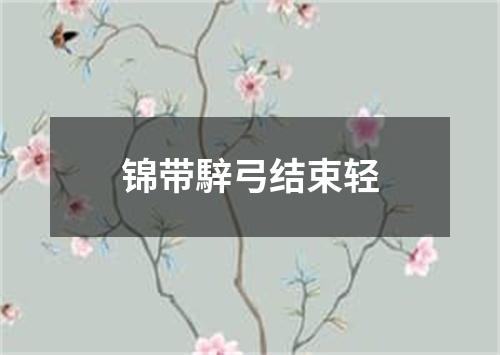 锦带騂弓结束轻