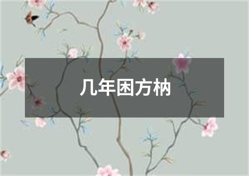 几年困方枘