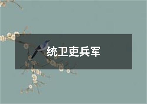 统卫吏兵军