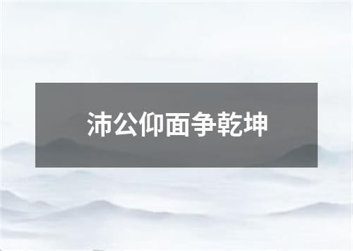 沛公仰面争乾坤