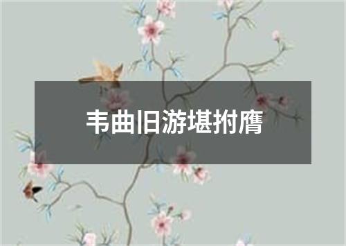 韦曲旧游堪拊膺