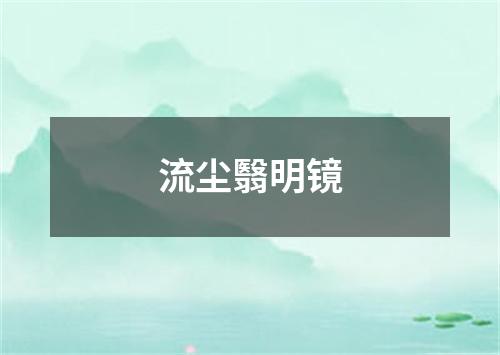 流尘翳明镜