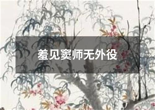 羞见窦师无外役