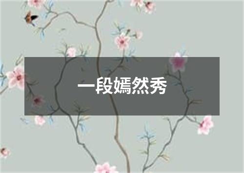 一段嫣然秀