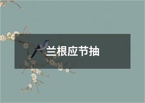 兰根应节抽