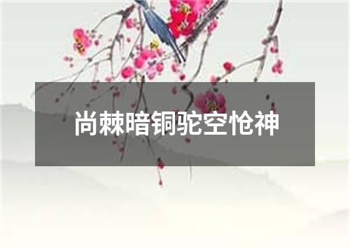 尚棘暗铜驼空怆神