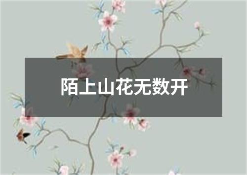 陌上山花无数开