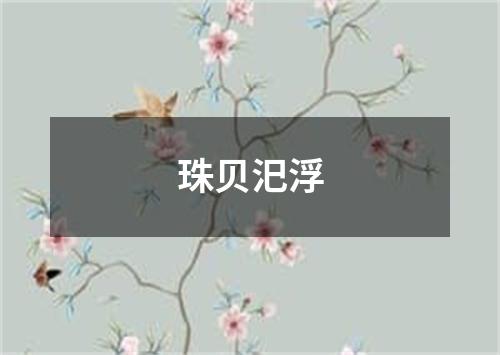 珠贝汜浮