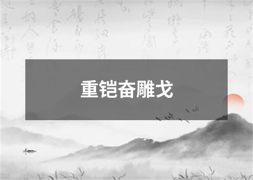 重铠奋雕戈