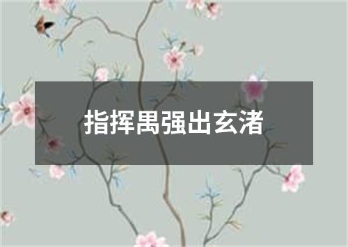 指挥禺强出玄渚