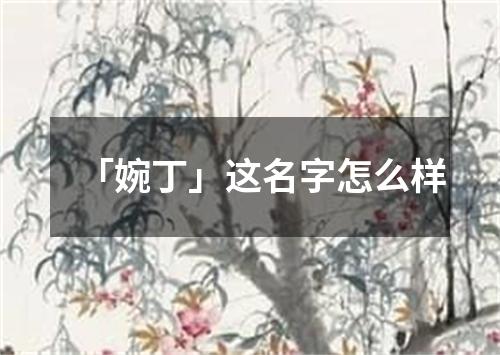 「婉丁」这名字怎么样