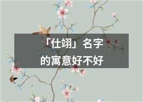 「仕翊」名字的寓意好不好