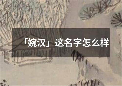 「婉汉」这名字怎么样