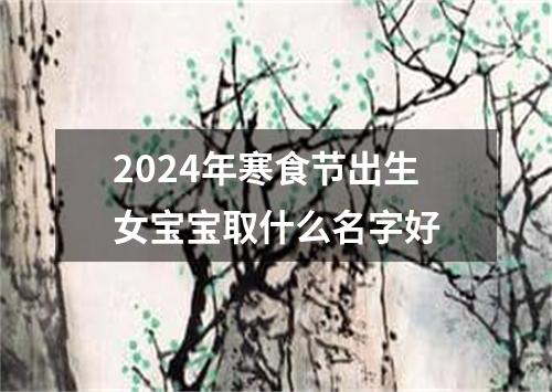 2024年寒食节出生女宝宝取什么名字好