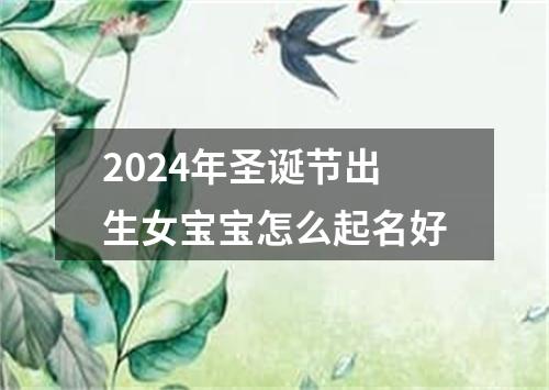 2024年圣诞节出生女宝宝怎么起名好