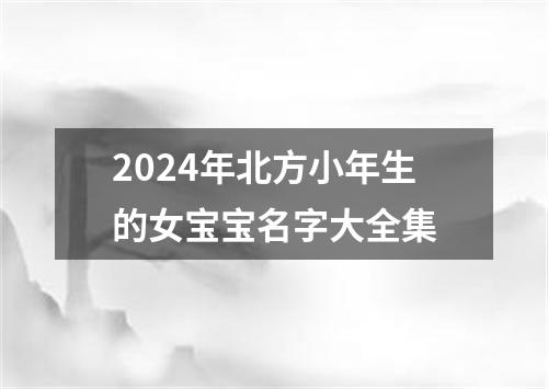 2024年北方小年生的女宝宝名字大全集