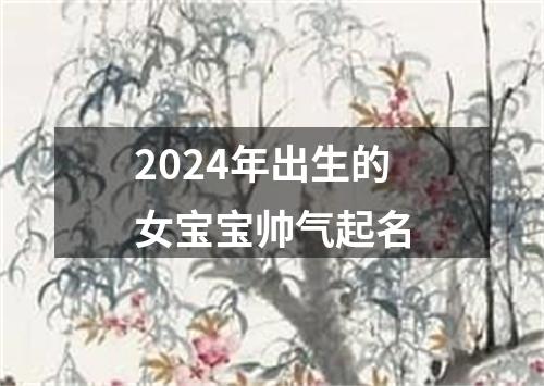 2024年出生的女宝宝帅气起名