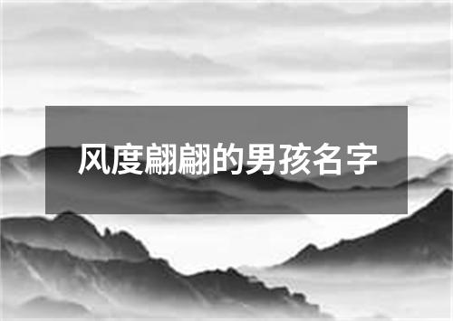 风度翩翩的男孩名字