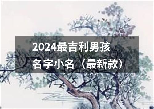 2024最吉利男孩名字小名（最新款）