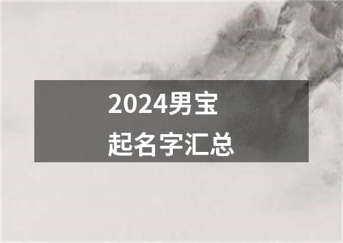 2024男宝起名字汇总