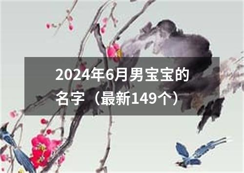 2024年6月男宝宝的名字（最新149个）