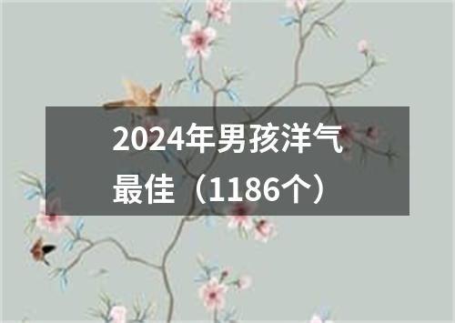 2024年男孩洋气最佳（1186个）