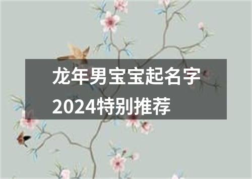 龙年男宝宝起名字2024特别推荐