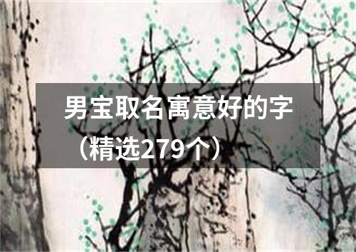 男宝取名寓意好的字（精选279个）