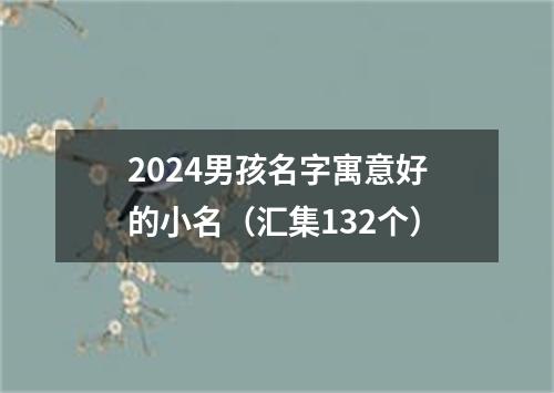 2024男孩名字寓意好的小名（汇集132个）