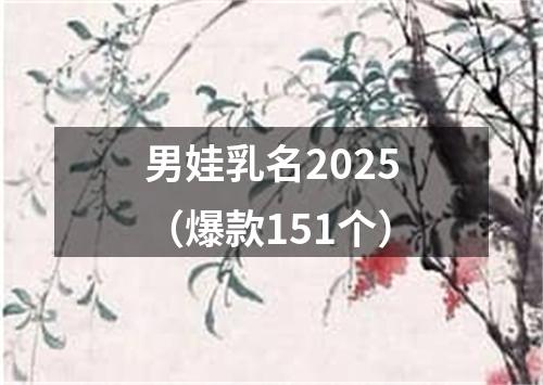 男娃乳名2025（爆款151个）