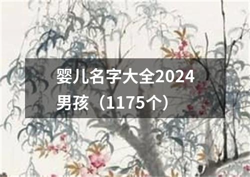 婴儿名字大全2024男孩（1175个）