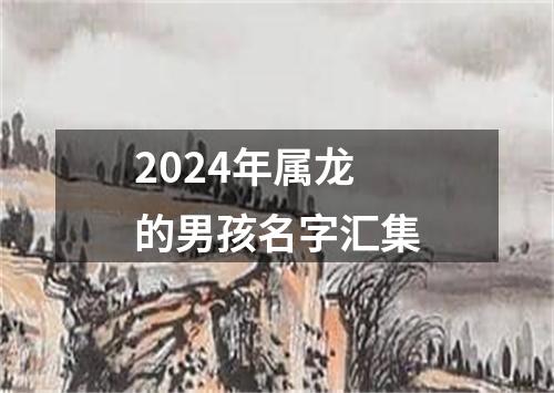 2024年属龙的男孩名字汇集