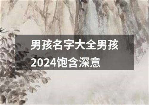 男孩名字大全男孩2024饱含深意