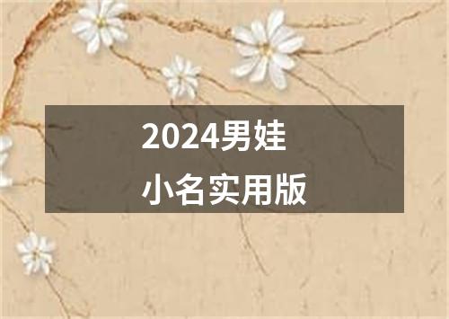 2024男娃小名实用版