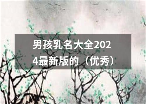 男孩乳名大全2024最新版的（优秀）