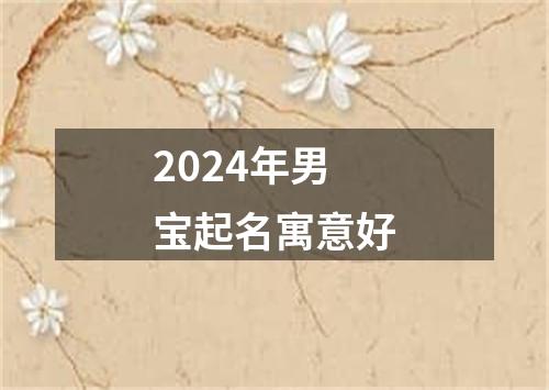 2024年男宝起名寓意好