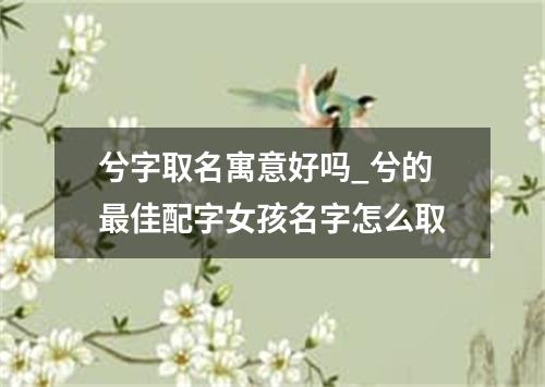 兮字取名寓意好吗_兮的最佳配字女孩名字怎么取