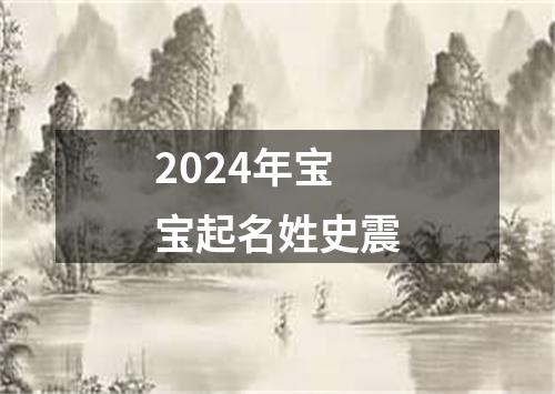 2024年宝宝起名姓史震