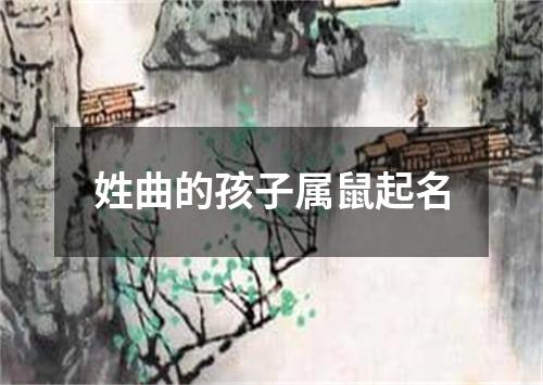 姓曲的孩子属鼠起名