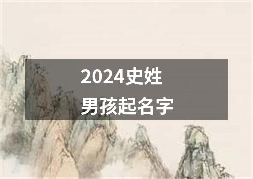 2024史姓男孩起名字