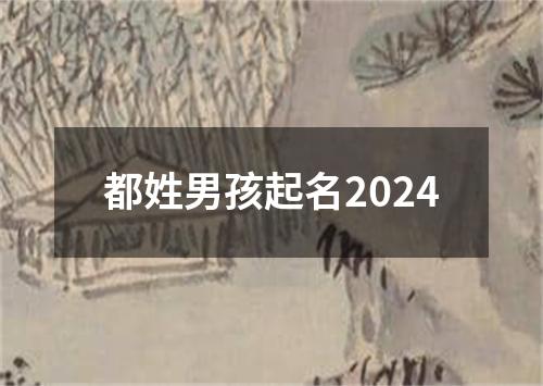 都姓男孩起名2024