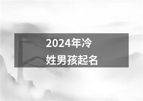 2024年冷姓男孩起名