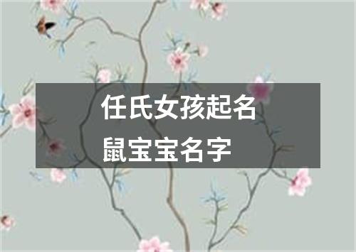 任氏女孩起名鼠宝宝名字